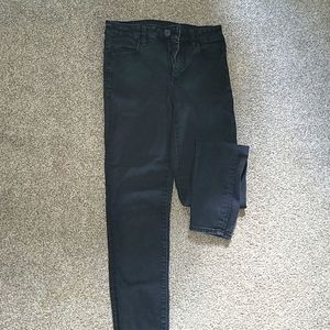 American Eagle black hi rise denim jeggings